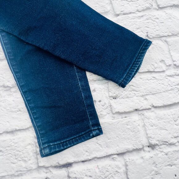 American‎ Eagle Jeans Women 4 Regular Blue Dark Wash Super High Rise Jegging - Picture 7 of 11